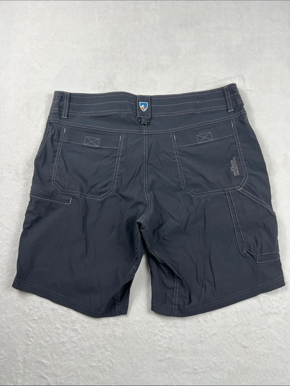 Kuhl Renegade Shorts Men’s 34 Carbon Gray Hiking Outdoor Style 5121 Nylon